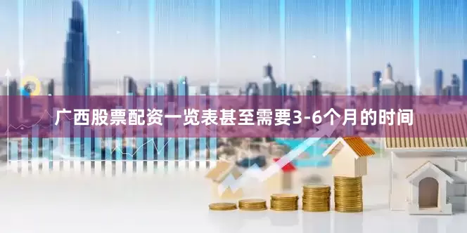 广西股票配资一览表甚至需要3-6个月的时间