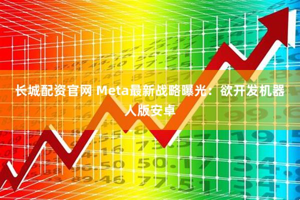 长城配资官网 Meta最新战略曝光:欲开发机器人版安卓